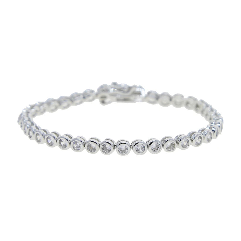Geometric Tennis Bracelet