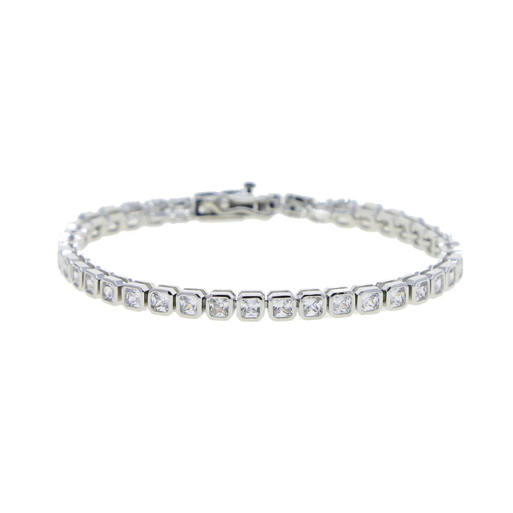 Geometric Tennis Bracelet