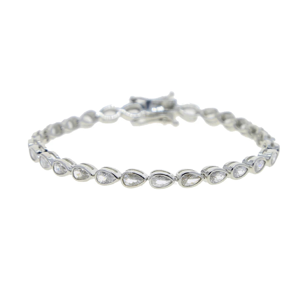 Geometric Tennis Bracelet