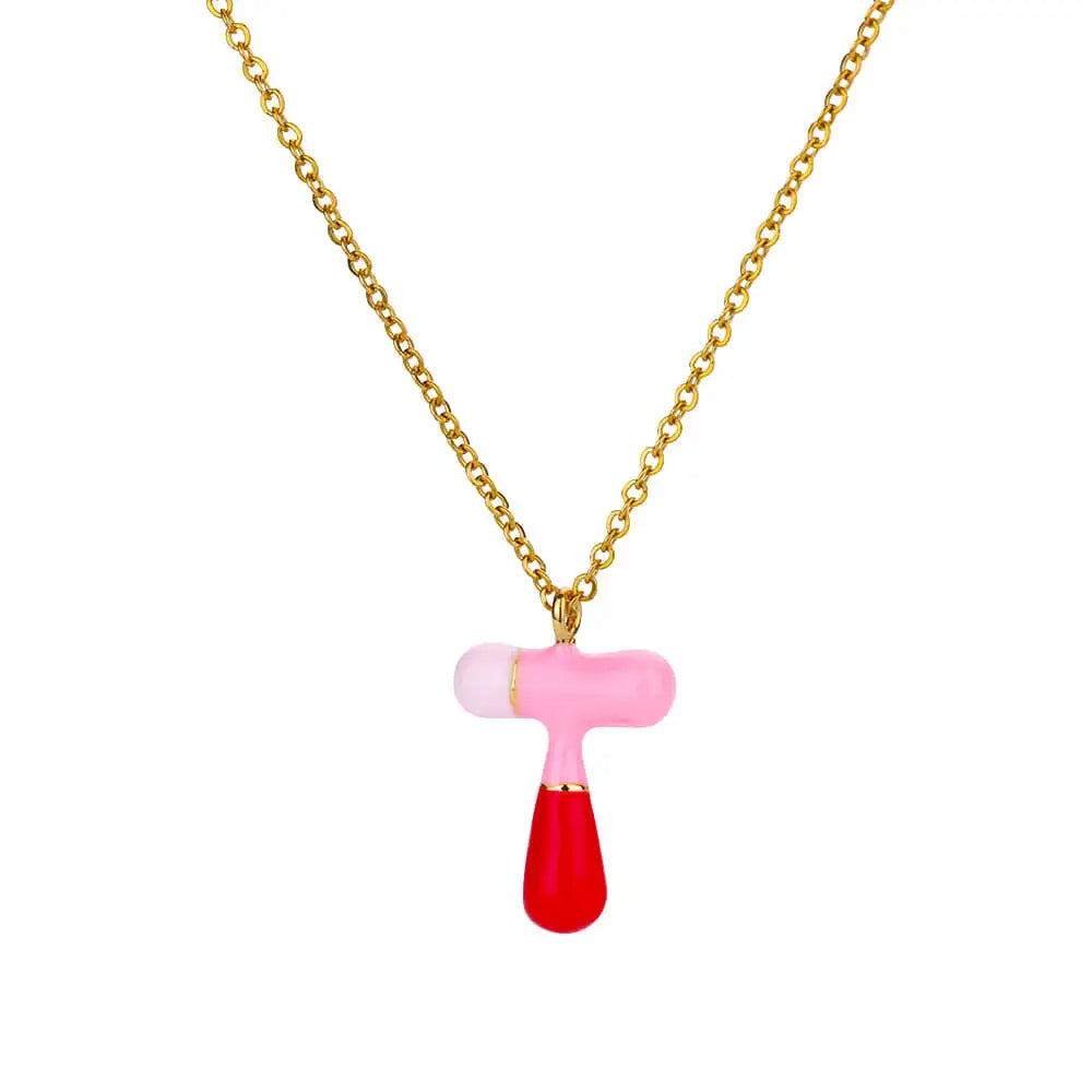 Colorful Initial Necklace