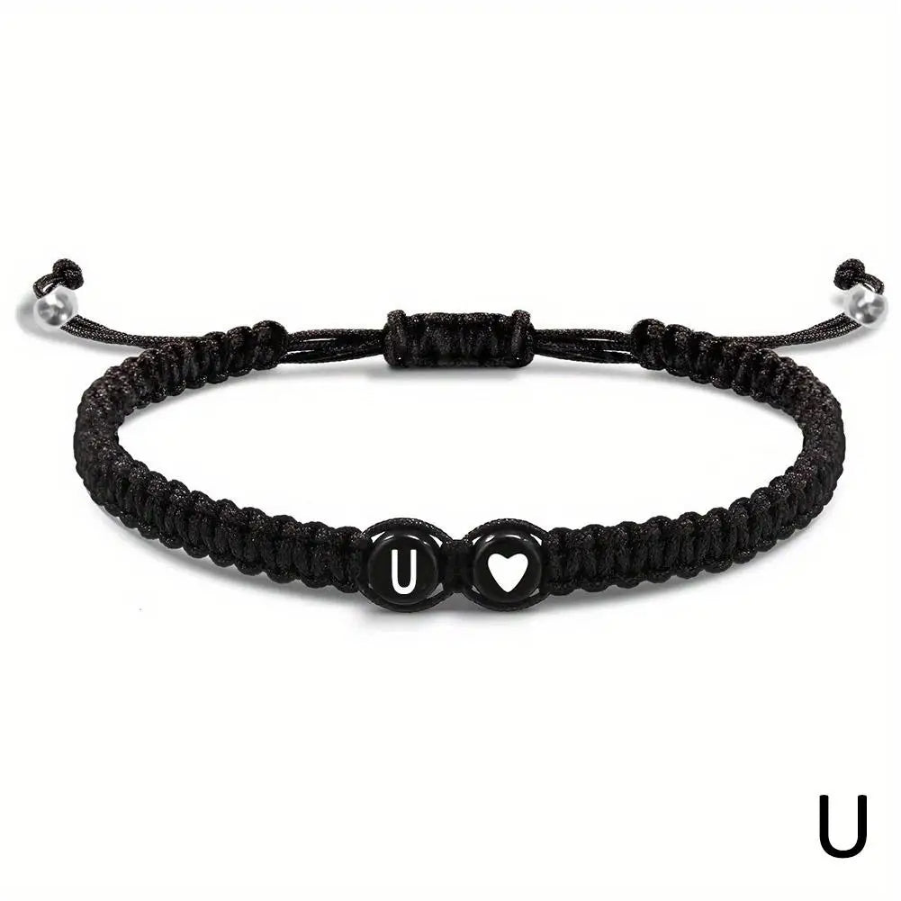 Initial Heart Bracelet