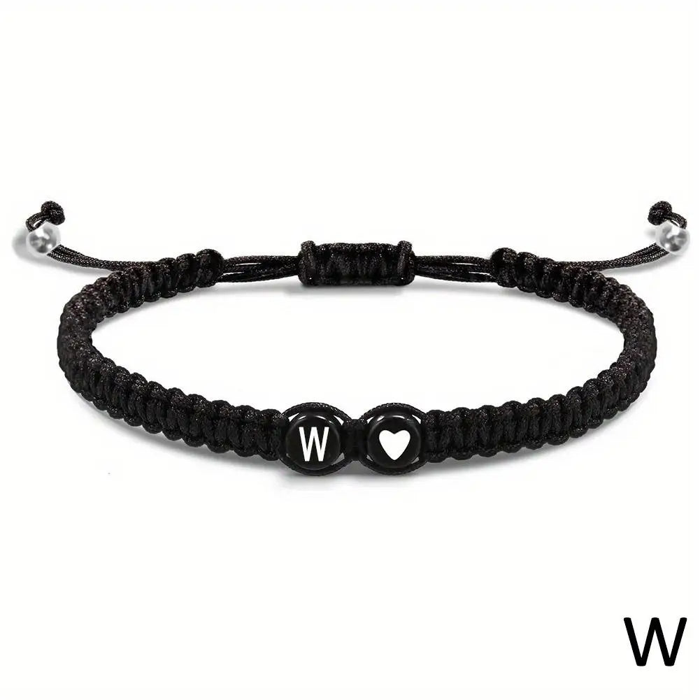 Initial Heart Bracelet