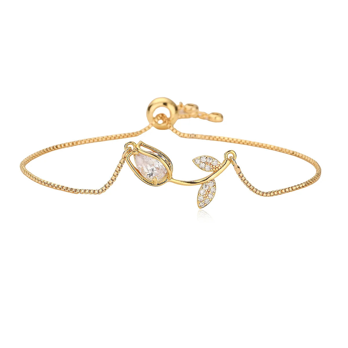Crystal Flower Bracelet