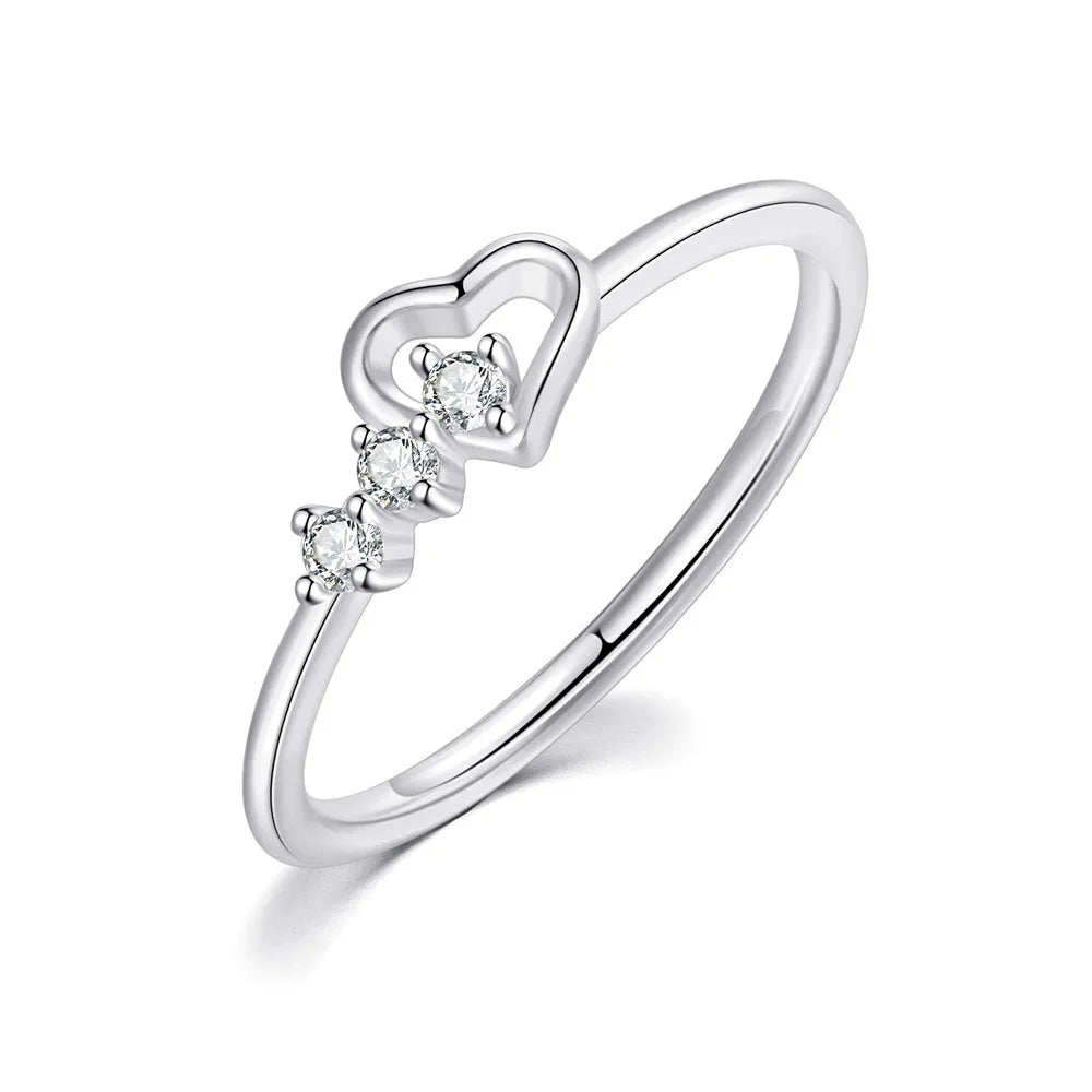 Dainty Love Heart Ring