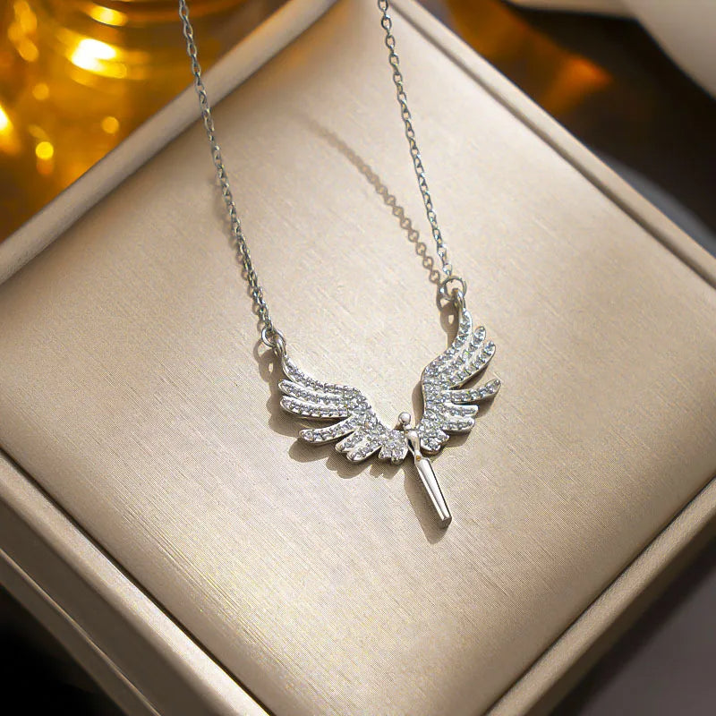 Flying Angel Wings Necklace