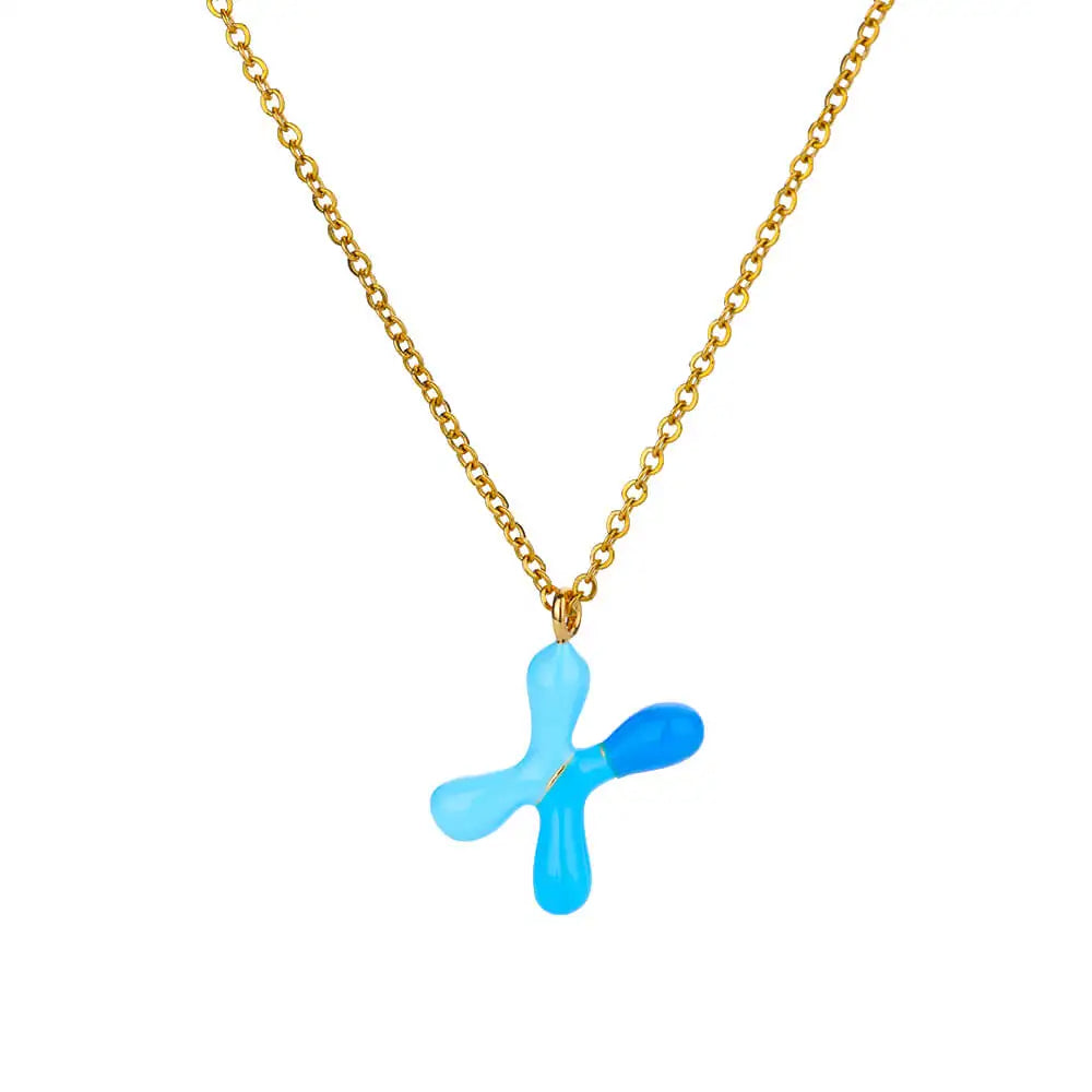 Colorful Initial Necklace
