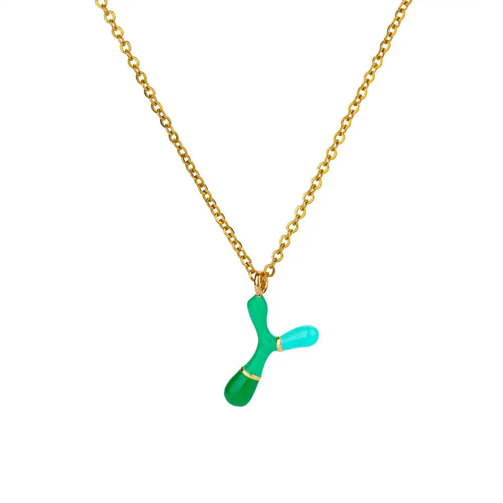 Colorful Initial Necklace