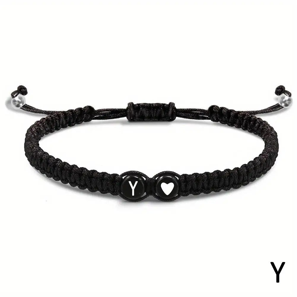 Initial Heart Bracelet