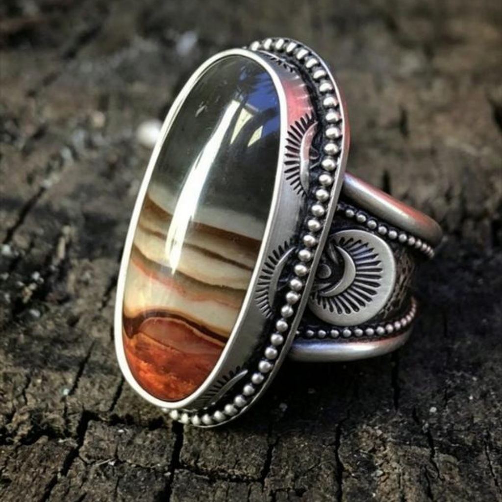 Boho Oval Ring