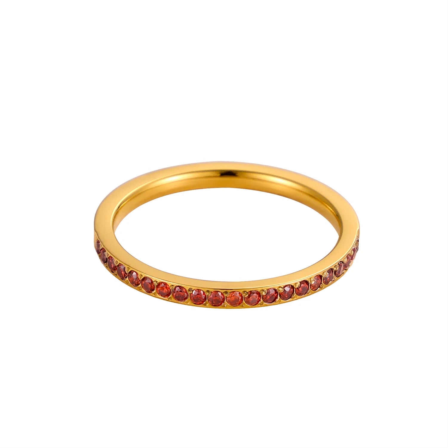 Mini Zircon Birthstone Ring
