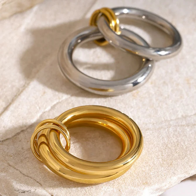 Hollow Geometric Ring