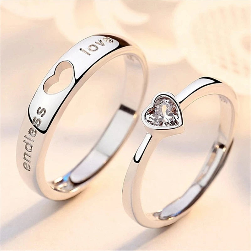 Adjustable Endless Love Couple Rings