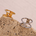 Double Layer Knot Ring