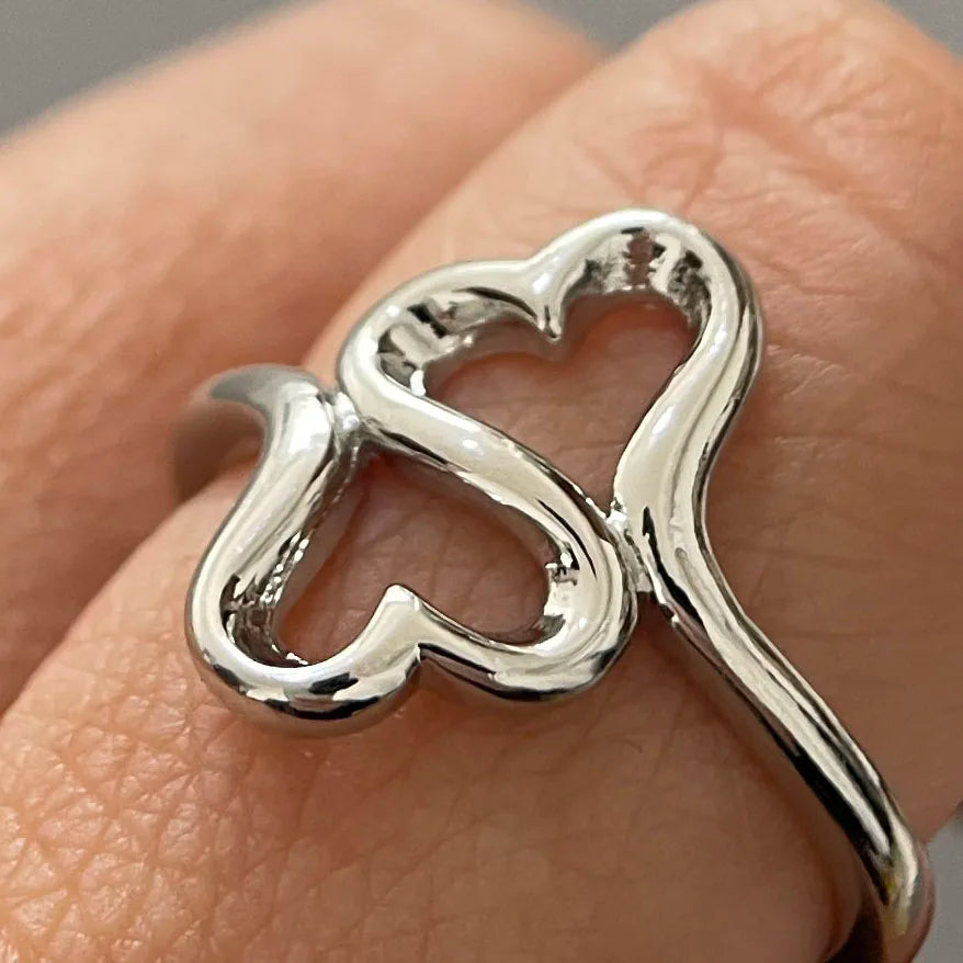 Double Heart Ring