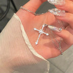 Silver Cross Necklace