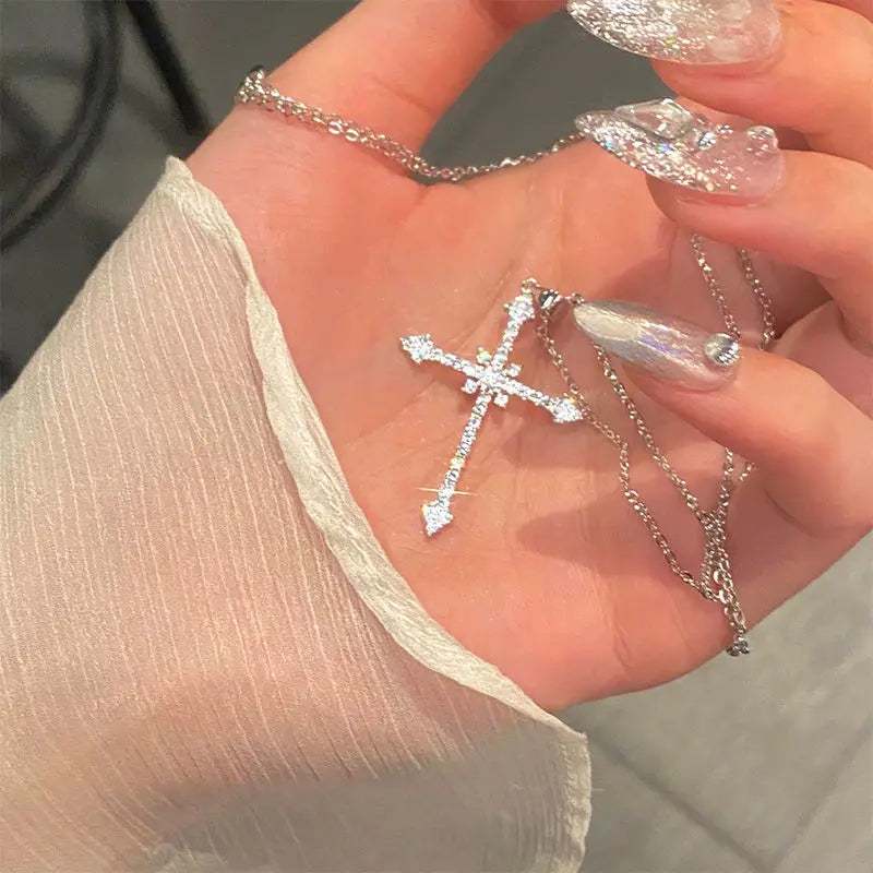 Silver Cross Necklace