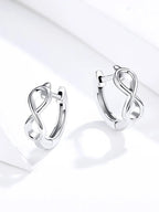 Infinity Love Hoop Earrings