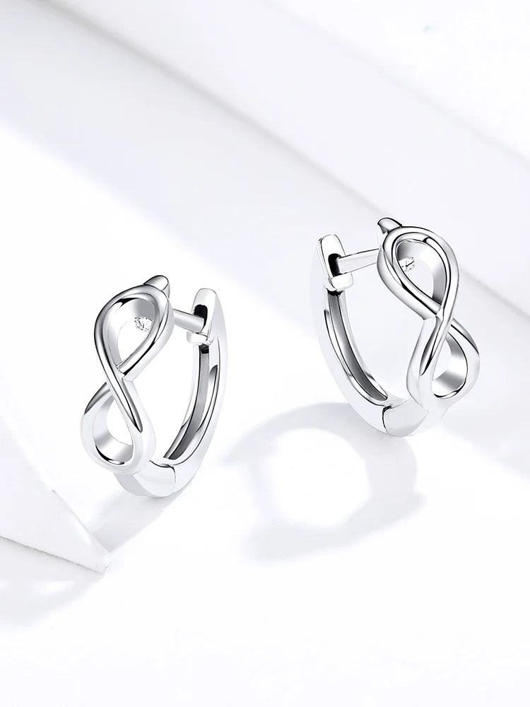 Infinity Love Hoop Earrings