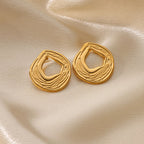 Irregular Round Earrings