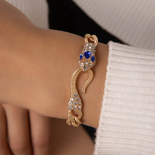 Crystal Snake Stone Bracelet
