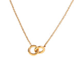 Interlocking Hoop Necklace