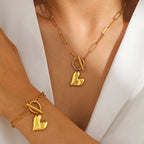 Heart Link Jewelry Set
