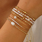 7 PCS Beaded Bracelet Set