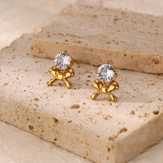 Bowknot Stud Earrings