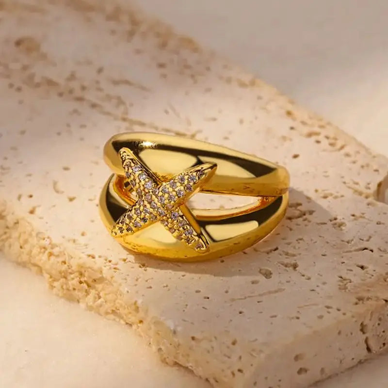 Cross Star Ring