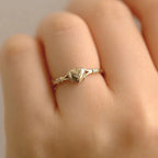 Diamond Heart Ring