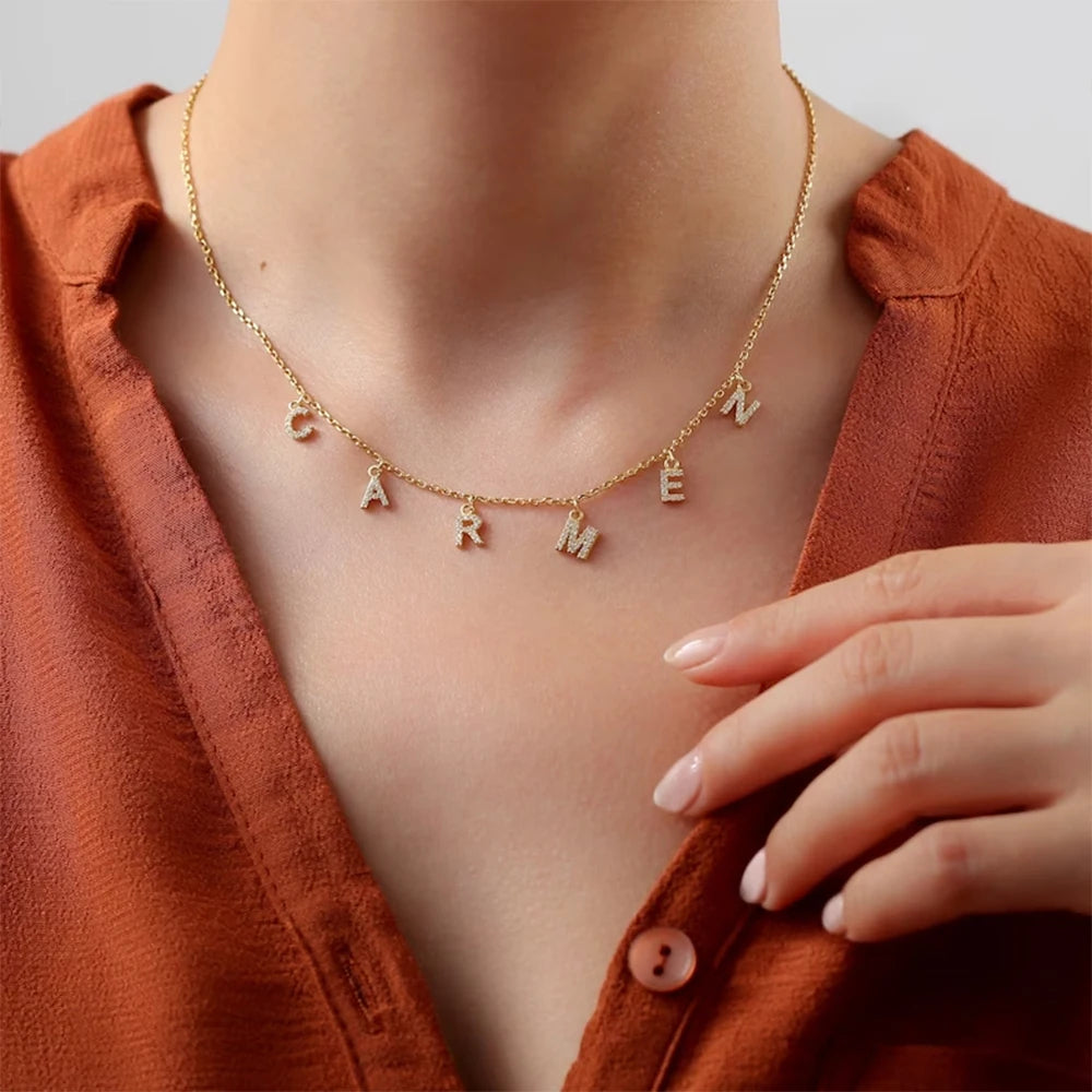 Personalized Letter Name Necklace