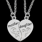 Mother-Daughter Heart Necklace