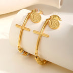 Cross St. Benedict Oval Bracelet