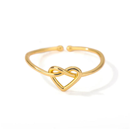 Adjustable Love Heart Ring