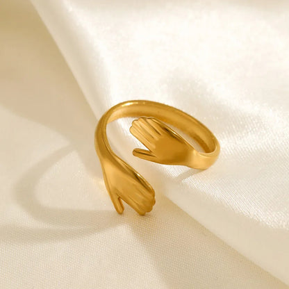 Hug Hands Ring