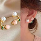 Pearl Flower Earrings