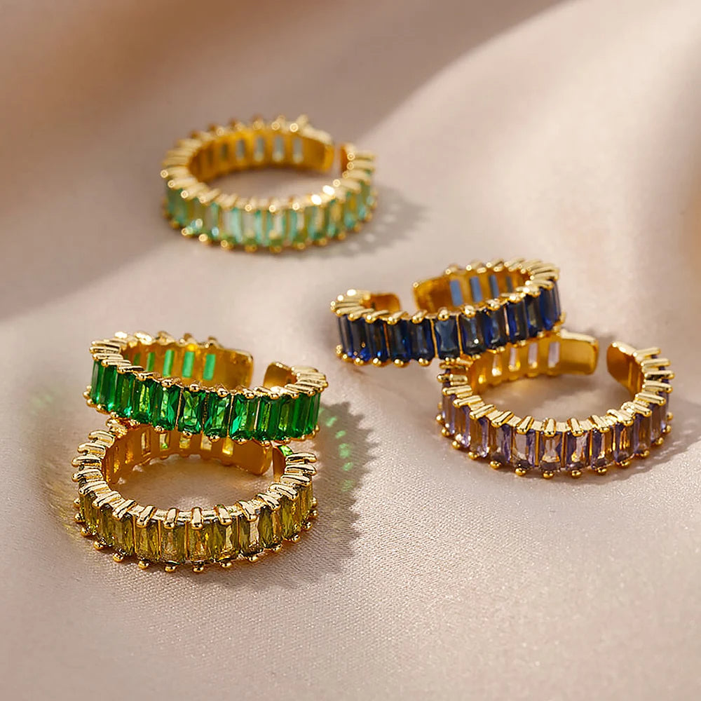 Colored Zircon Ring