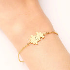 Stainless Steel Puzzle Bracelet