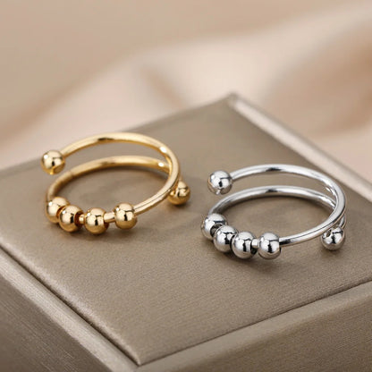 Beaded Ball Ring
