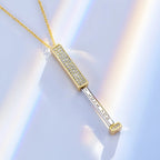 "I Love You" Bar Necklace