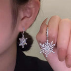 Sparkling Snowflake Earrings