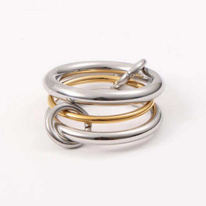 Dual Tone Stacked Ring