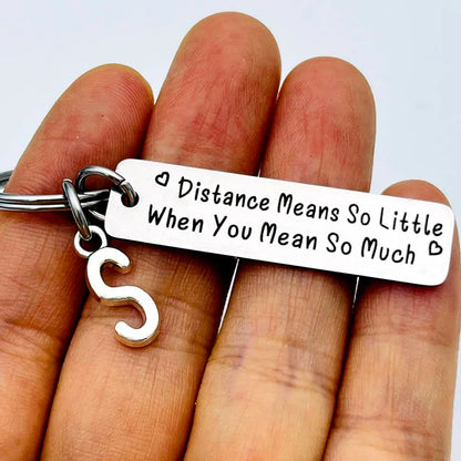 Distance Relationship Keychain
