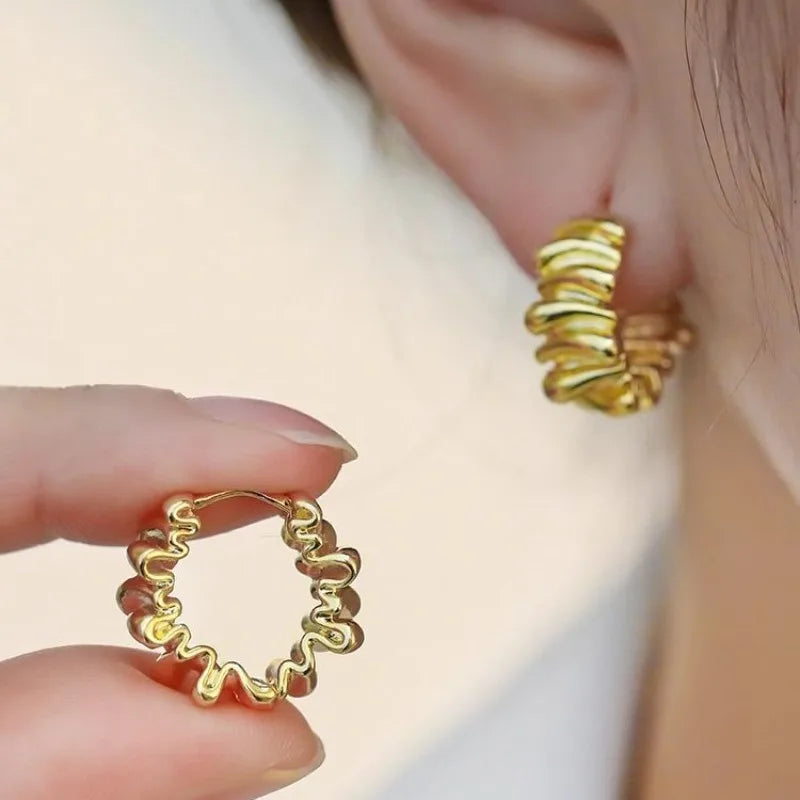 Irregular Wavy Earrings