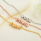 Personalized Bubble Name Necklace