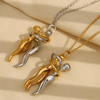 Couple Hug Necklace