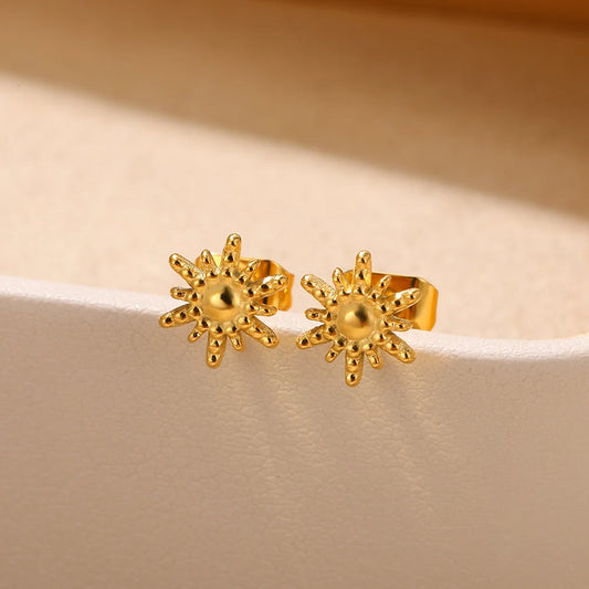 Sun Stud Earrings