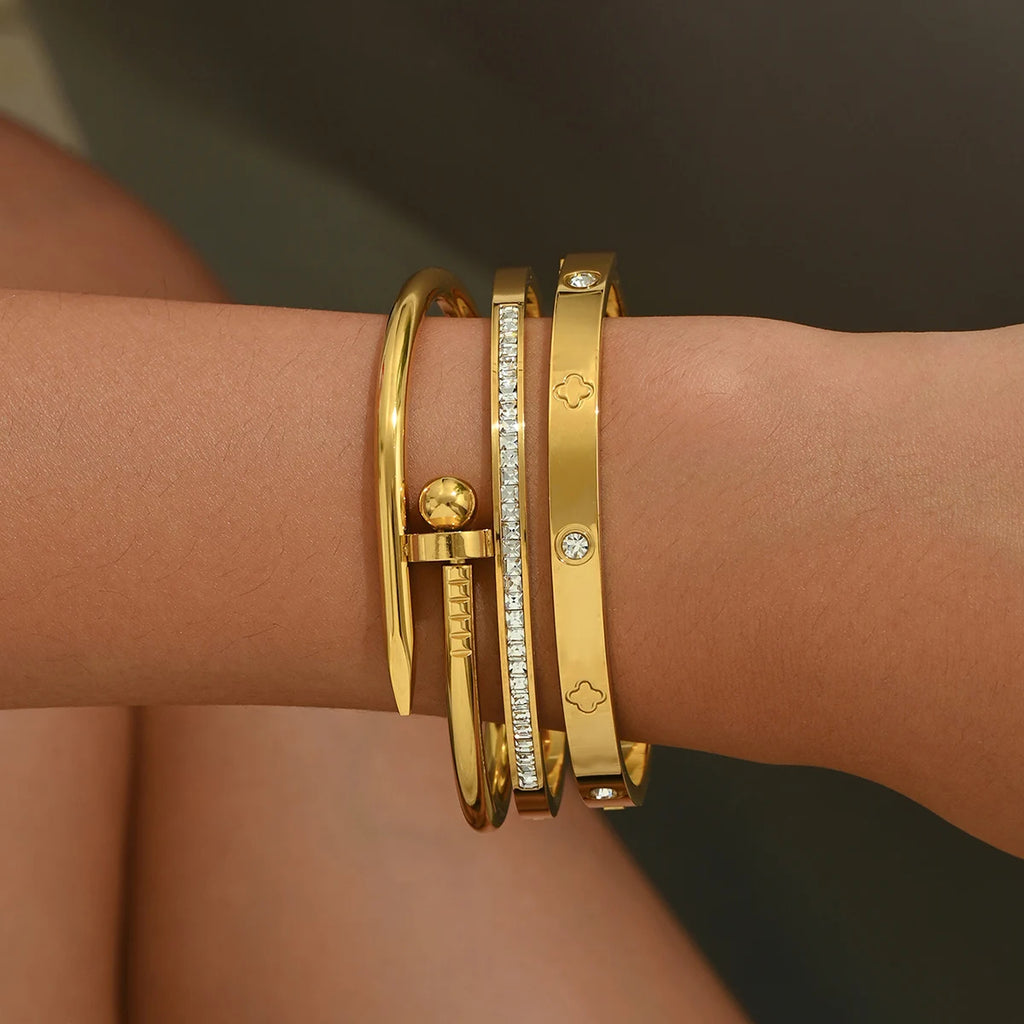 Golden Wrapped Bangle