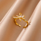 Zircon Bow Ring