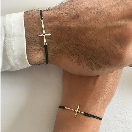 Cross Rope Couple Bracelet
